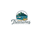 make creative mountain and  ocean logo design
