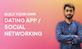 build a modern dating app with react native, node js, swipe, match, chat