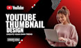 design professional youtube thumbnail using canva template