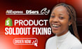 fix sold out product shopify inventory fixing product listing issues in 1 hour