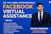 be your facebook VA and account manager