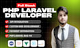 website development as full stack developer and PHP laravel developer lovable