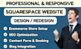 do professional squarespace website design squarespace business website redesign