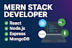 be your mern stack developer for website and web apps