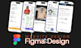 design a professional figma website mockup UX UI