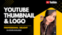 design perfect youtube thumbnail, logo