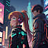 design anime character , cyberpunk character