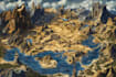 design a fantasy map illustration
