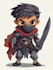draw 2d game character illustration