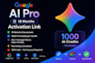 provide google ai pro 18 months activation 1000 ai credits