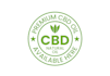 design minimalist weed, cbd, marijuana and cannabis logo with new concept
