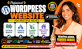 build wordpress website for author, church, cleaning service, real estate rental