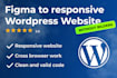 convert figma to responsive wordpress website