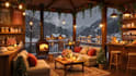 create cozy snowfall relaxation video