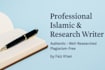 islamic researcher and analyst