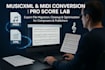provide musicxml midi conversion, migration, score cleanup pro files