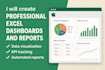create professional excel dashboards and automated reports