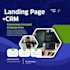 custom landing page and CRM integration