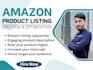 amazon product listing creation and listing optimization