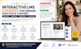 create interactive lms course for talentlms, learnpress, masterstudy, learnworld