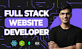 develop a modern full stack website using react js, node js, and PHP laravel