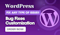 fix wordpress issues, fix wordpress errors, woocommerce fix, wordpress bug fix