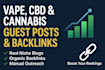 publish vape and cbd guest posts with high quality backlinks
