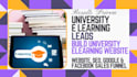 generate university elearning consultant leads build university website