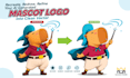 recreate your mascot logo into clean vector artwork