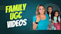 create family ugc video ads with kids