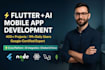 develop flutter mobile ai app android ios app as a mobile app dev