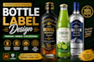 create bottle label, beverage label and product label