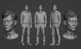create realistic 3d printable character or figurine