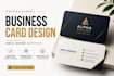 design professional modern business card design,stationery also food menu design