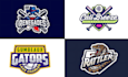 do baseball team jersey or sports club logo design