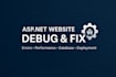 fix and debug your aspnet website professionally
