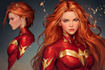 draw a superhero comic