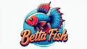 make eye catching betta fish mascot logo in my style