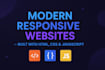 create a modern and responsive website