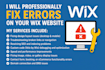 do wix website audit and design or redesign your wix store