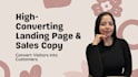 write high converting landing page copy that turns visitors into customers