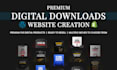 build a custom digital downloads website