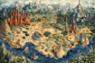 draw a professional top down fantasy map for you