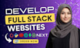 develop a fullstack responsive website with nextjs 15 and node express