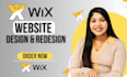 design or redesign wix website