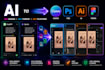 make your any ai generated design as canva editable template