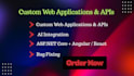 build custom ai powered web applications and API
