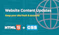 do website maintenance and update content
