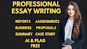 write essay, case study analysis, assignment, research and summary, apa paper