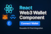 create a reusable react web3 wallet connect and token transfer component